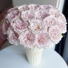 Silver Gemstone Rose
